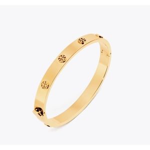 Tory Burch Miller Stud Hinge Bracelet 7mm Gold